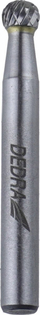 Freze sferike metali DEDRA 07F631, D6x5mm, bisht 6mm