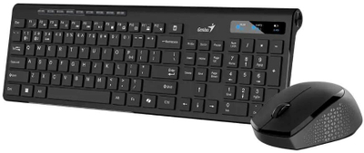 Тастатура Genius Slimstar 8230, безжична, USB, црна
