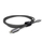 Kablloja Epico Fabric Braided USB-C në Lightning, 1.8m, e zezë