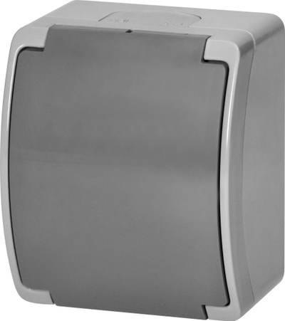 Prizë hermetike ORNO OR-OE-7105/GR, montim sipërfaqësor, IP44, gri grafit