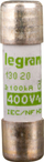 Siguresë cilindrike Legrand 013020, 10x38mm, 20A, 400V