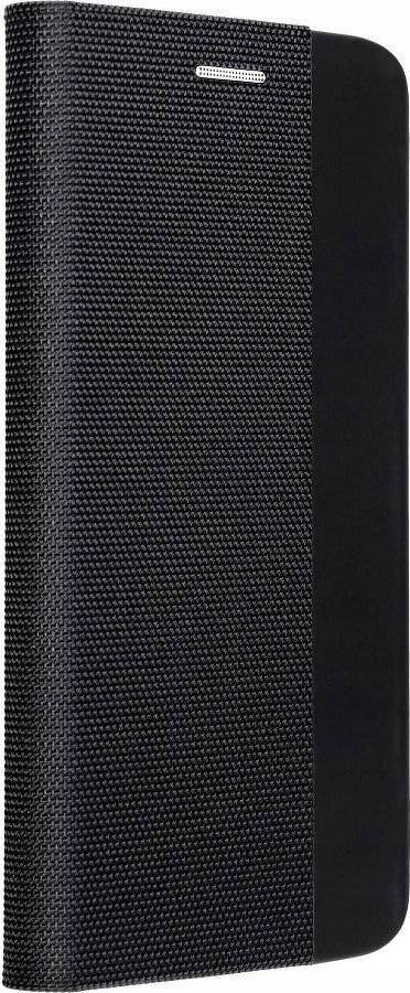 Këllëf telefoni Case Sensitive Book për Xiaomi Redmi 12C, me kapak si libër, me mbajtëse, i zi