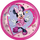 Pjata letre Godan Minnie Junior, 20 cm, set 8 copë, rozë