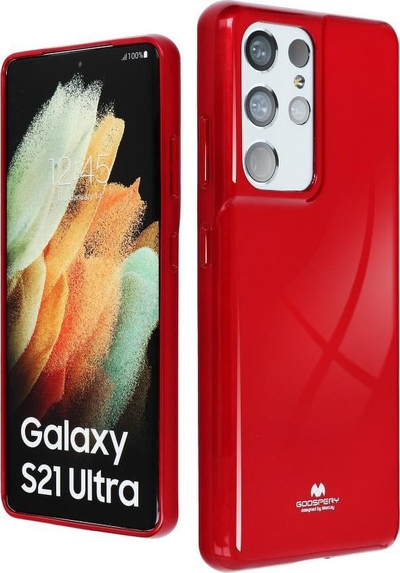Kuti telefoni Mercury Jelly Case për Samsung Galaxy A13 5G A136U, TPU, e kuqe