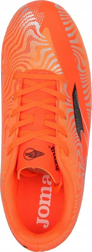 Këpucë futbolli për kalamaj Joma Evolution 2408 FG, taban me dënthëza, portokalli