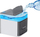 Freskues ajri DA182 Mini Air Cooler, portativ me USB, me dritë LED, i bardhë