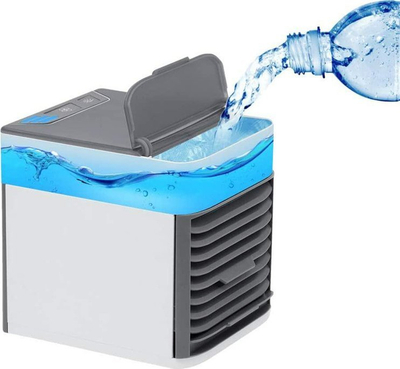 Freskues ajri DA182 Mini Air Cooler, portativ me USB, me dritë LED, i bardhë
