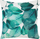 Set jastëkësh outdoor TREBBO, 45x45cm, motiv gjetesh, teal blue dhe të bardhë