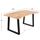 Tavolinë ngrënieje Sofia Slim 160x92x78Hcm (HM8500.21), zezë