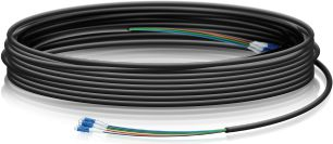 Kabllo fibër optike Ubiquiti FC-SM-100, single mode, 30.48m, LC, e zezë