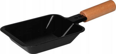 Set raclette Maku, 2 tiganë, metal edhe dru ahu, i zi