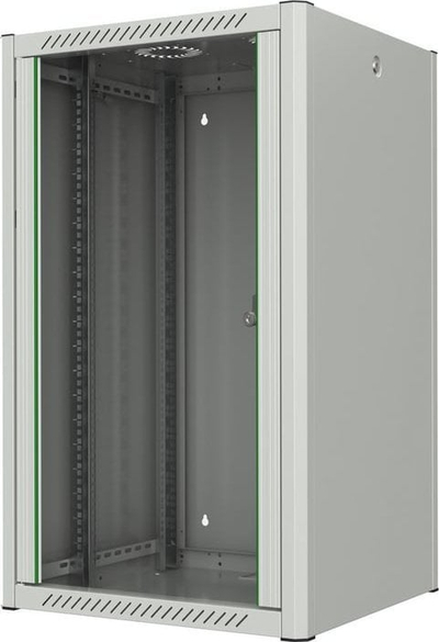 Кабинет рек за ѕид Lanview RWP20U56WH, 20U, стаклена врата, бел