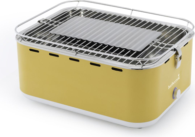 Grill me qymyr Barbecook Carlo, portativ, me ventilator, i verdhë