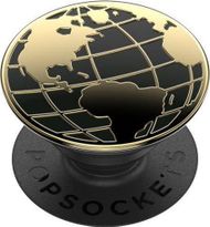 Mbajtëse për celular PopSockets Enamel Globe Trotter 804073, e artë/e zezë