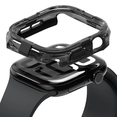Mbrojtëse ore Ringke Fusion Bumper Apple Watch 10, 46mm, TPU polikarbonat, e zezë