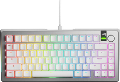 Tasëtierë gaming Glorious GMMK 3 PRO, 75%, English US, argjendtë
