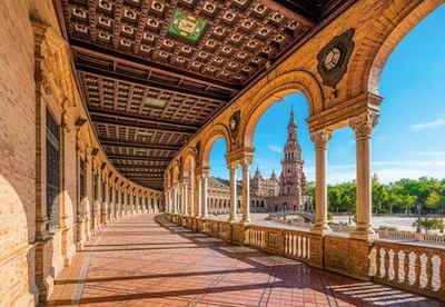 Puzzle Castorland Spanish Square Seville, 1000 copa, për të rritur, shumëngjyrësh