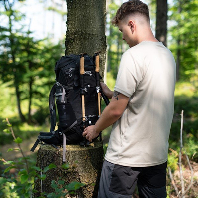 Çantë shpine NILS Camp NC1938 Travel, 40L, sistem ventilimi Air Comfort, gri