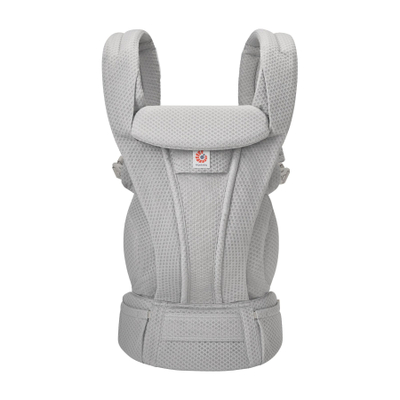 Mbajtëse bebe Ergobaby Omni Deluxe Mesh, SoftFlex Mesh, nga 0-48 muajsh, gri Pearl