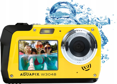 Kamerë nënujore Easypix Aquapix W3048-I Edge, 13MP, video 4K, e verdhë