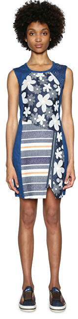 Fustan Desigual No Sleep 18SWVD14 5008, i kaltër 38