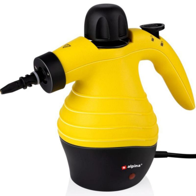 Pastrus me avull dore Alpina, 1050W, me 10 pjesë shtesë, i verdhë