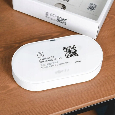 Сет за автоматизација на порта Somfy Connectivity Kit + Exavia Star, далечинска контрола, компатибилен со Google Home Alexa HomeKit