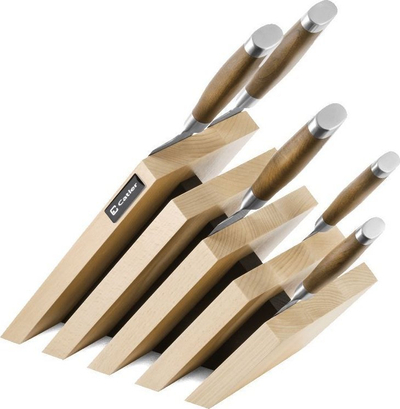 Bllok magnetik për thika Catler MKB 10, dru fagu, mban deri 10 thika, ngjyrë natyrale