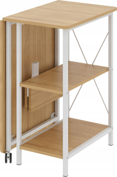 Tavolinë palosëse Maclean Folding Loft, 107x45x75cm, mban deri 150kg, ah i çelët