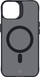 Maskë mbrojtëse MagSafe Smoke MagCase për iPhone 13 14 6.1", gjysmë e tejdukshme, gri smoke