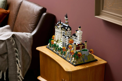 Set ndërtimi LEGO Architecture 21063 Neuschwanstein Castle, 3000 pjesë, për të rritur, shumëngjyrësh