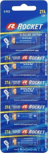 Bateri alkaline Rocket 27A MN27, 12V, paketim 5 copë