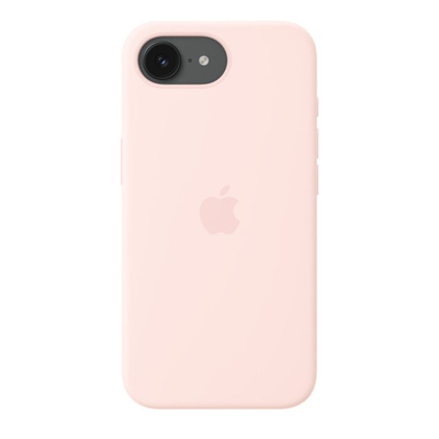 Apple iPhone 17e Silicone Case with MagSafe, Soft Pink