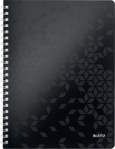Fletore spirale Leitz WOW 46380095, A4, katrore, e zezë