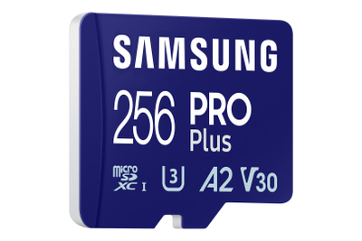 Kartë memorie Samsung PRO Plus, 256GB, MicroSDHC, me adapter