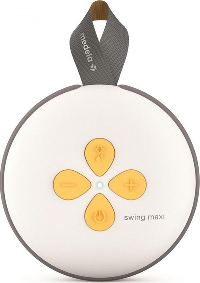 Pompë gjiri për bebe Medela Swing Maxi RD, e verdhë