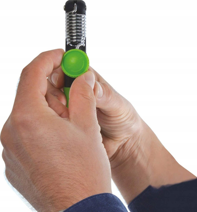 Kapëse dore Schildkröt Hand Gripper Pro, 10–30 kg, rezistencë e rregullueshme, ngjyrë zezë me jeshile
