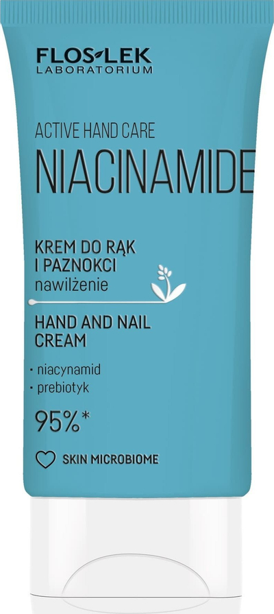 Крем за раце и нокти Floslek Laboratorium Niacinamide, 50 ml, хидратантен