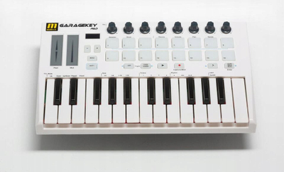 Tastierë MIDI Miditech GARAGEKEY Pad II, 25 taste, USB, e bardhë