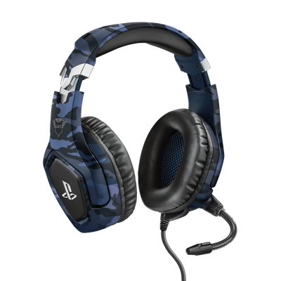 Kufje gaming Trust GXT 488 Forze B, 50mm, me mikrofon, blu