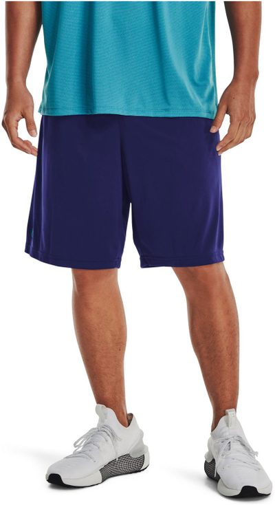 Кратки спортски панталони Under Armour UA Tech WM Graphic, мажи, полиестер, сини
