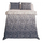Set shtrati kadife King Size Rock, 200x220 cm, 3 copë, gri