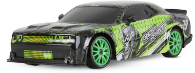 Makinë me telekomandë Amewi Drift Sport Muscle Car 4WD, 1:24, LED, jeshile e zezë