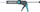 Pistole silikoni Wolfcraft MG310 Compact, për fishek 310 ml, drip stop, gri