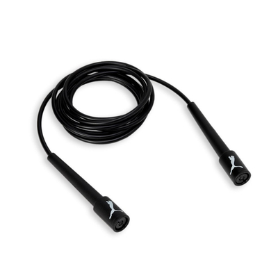 Litar kërcimi PUMA Skipping Training Rope, i rregullueshëm, për stërvitje, i zi