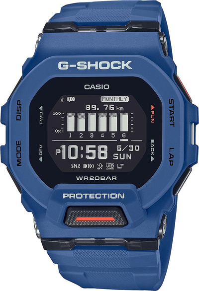 Orë dore G-SHOCK GBD-200-2, e kaltër