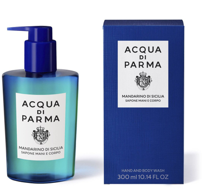 Sapun lëkure Acqua di Parma Mandarino Di Sicilia, për duar dhe trup, 300ml, blu