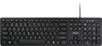 Tastierë Rebel WDK100, me kabllo USB 2.0, taste membranë, e zezë
