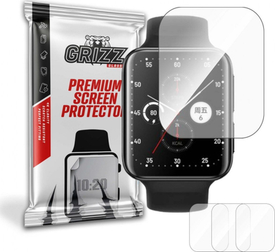 Mbrojtës ekrani GrizzGlass për Oppo Watch 2, 46mm, hydrogel, transparent