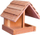 Ushqyes zogjsh Garden&amp;Fun Cedar, dru kedri, 15.5 x 13.5 x 14.5 cm, kafe